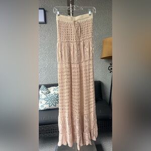 Got me Hooked Hagd Crochet Midl Dres/Skirt XS